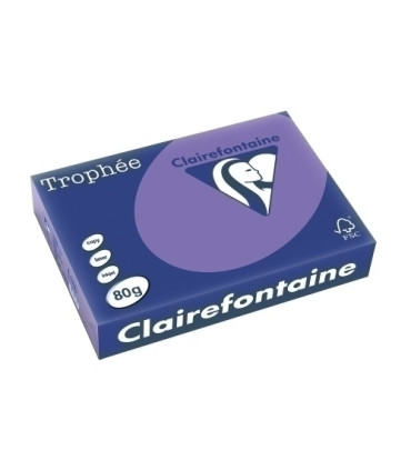 PAPEL COLOR A4 TROPHEE 80g 500h VIOLETA