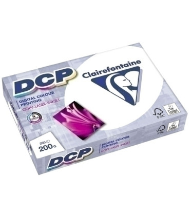 PAPEL A3 CLAIREFONTAINE DCP 200g 250h