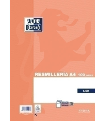 PAPEL OXFORD A4 100h LISO NARANJA