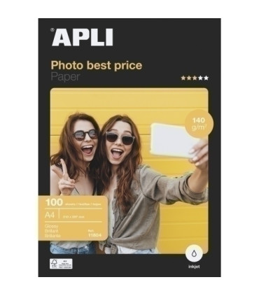 P.INKJET APLI FOTO A4 140g 100h GLOSSY