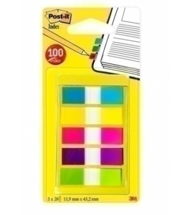 TACO BANDE POST-IT 1/2  5X20 PACK de 5