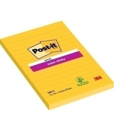 TACO NOTAS POST-IT 660 101x152 C/ LINEAS