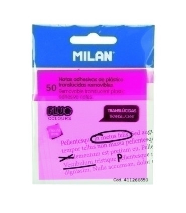 NOTAS ADHESIVAS MILAN 50h 76x76 RS.FLUOR