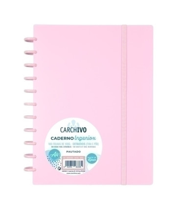 BLOC CARCHIVO INGENIOX A4 100h CD.4 ROSA