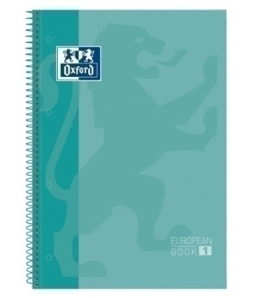 BLOCK OXF. EU.BOOK 1 A4 80h CD.5 VERDE M