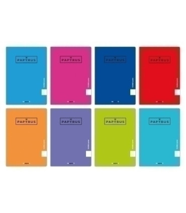 LIBRETA PAPYRUS A4 48h 90g PP CD.4 SURT.