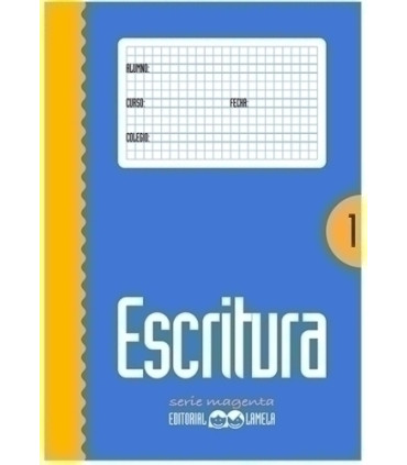 CUADERNO LAMELA ESCRITURA Magenta  1
