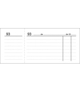 TALONARIO CAJA 3 DE 4º NUMERA LOAN BLANC