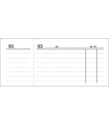 TALONARIO CAJA 3 DE 4º NUMERA LOAN BLANC