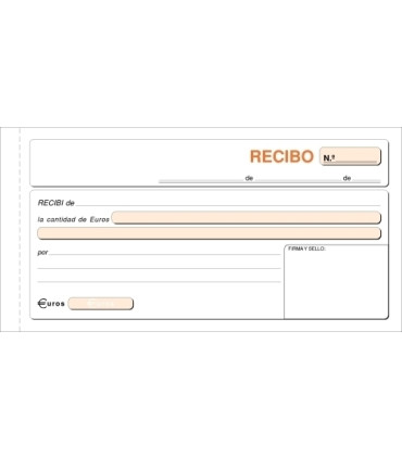 TALONARIO RECIBOS DUPLICADO LOAN