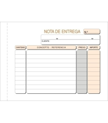 TALONARIO ENTREGAS 8º APAISADO LOAN