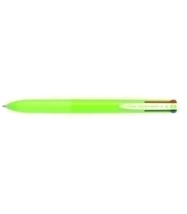 BOLIGRAFO 4 COL.PILOT SUPERGRIG G VERDE