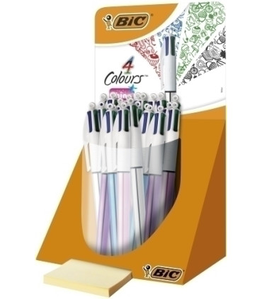 BOLIGRAFO  4 COL.BIC SHINE EXPOSITOR 20