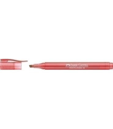 ROTUL.FLUOR FABER TEXLINER 38 ROJO