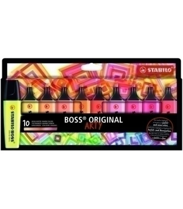 ROTUL. FLUOR. BOSS ARTY LINE CALIDO E/10