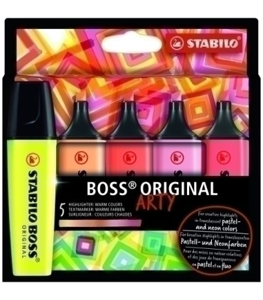 ROTUL. FLUOR. BOSS ARTY LINE CALIDO E/5