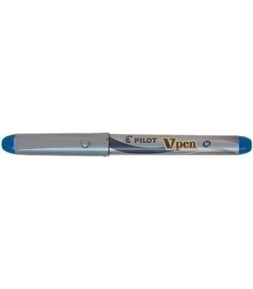 PLUMA PILOT V-PEN SILVER tinta AZUL