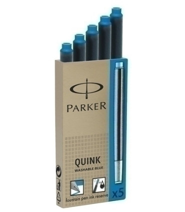 TINTA ESTILOG.PARKER 5 CART.AZUL REAL