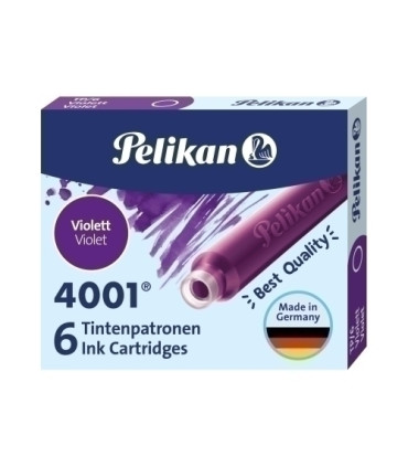 TINTA ESTILOG.PELIKAN 6 CART.TP/6 VIOLET