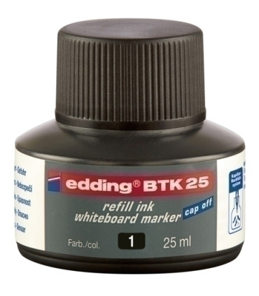 TINTA ROTUL.EDDING PIZ.25 ml BTK25 NEGRO