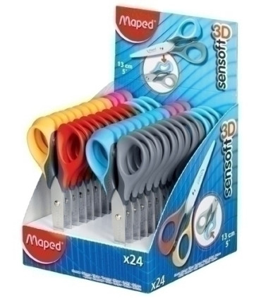 TIJERAS MAPED SENSOFT 3D 13 cm. EXPOS.24