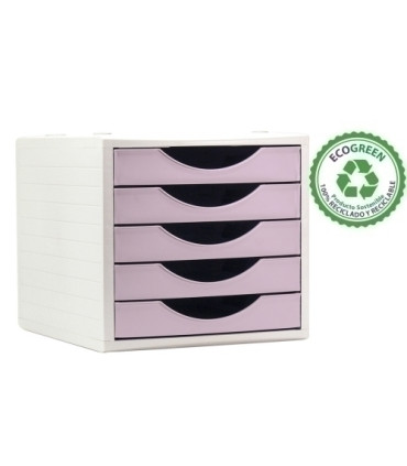 MODULO 5 CAJONES A.2000 ROSA PASTEL