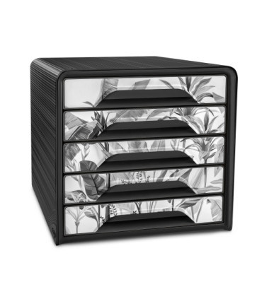 MODULO CEP ESTANDAR 5 CAJONES NEGRO