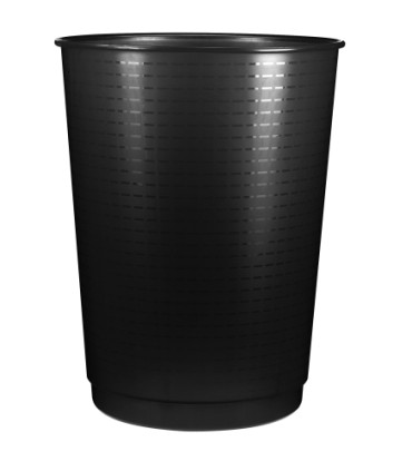 PAPELERA PLASTICO CEP 40 LITROS NEGRO