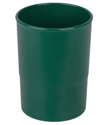 PORTA LAPICES PLASTICO REDONDO VERDE