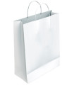 BOLSA PAPEL KRAFT BLANCO 18x24 BL P/50