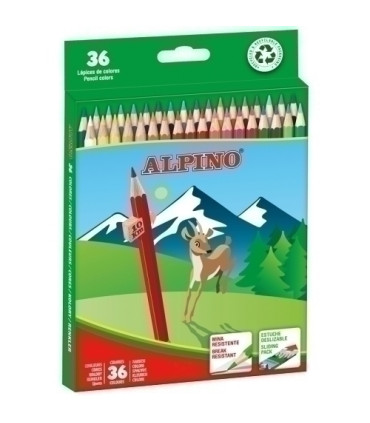 LAPICES COLOR ALPINO  LG. est.36