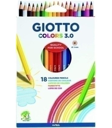 LAPICES GIOTTO COLORS 3.0 Est. 18 ud