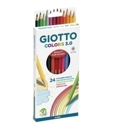 LAPICES GIOTTO COLORS 3.0 Est. 24 ud