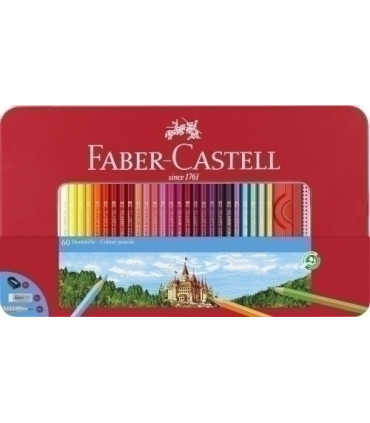 LAPICES COLOR FABER  est.METAL 60