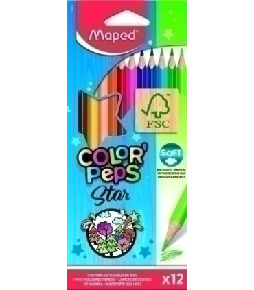 LAPICES COLOR MAPED COLOR PEPS  est.12