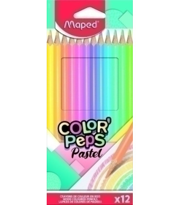 LAPICES COLOR MAPED PASTEL es.12