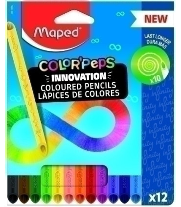 LAPICES COLOR MAPED INFINITY est.12