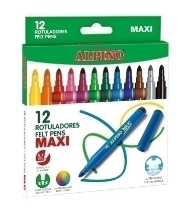 ROTUL.ALPINO MAXI ESTUCHE 12