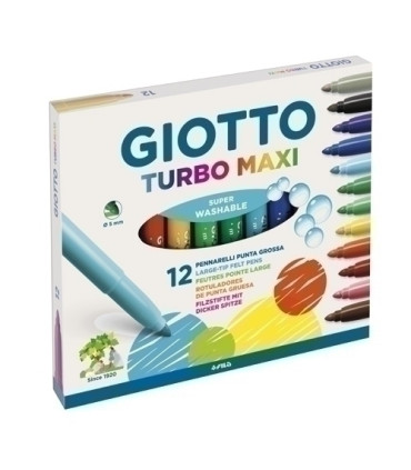 ROTUL.GIOTTO TURBO MAXI ESTUCHE 12