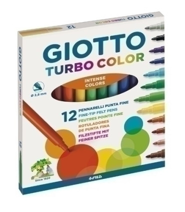 ROTUL.GIOTTO TURBO COLOR ESTUCHE 12