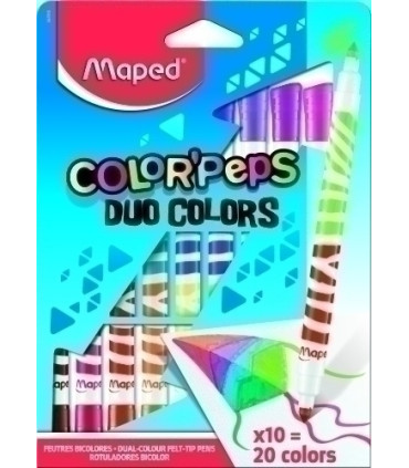 ROTUL.MAPED COLOR´PEPS DUO ESTUCHE 10