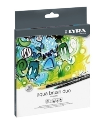 ROTUL.LYRA AQUA DUO ESTUCHE 12