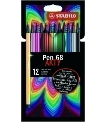 ROTUL.STABILO PEN 68 ARTY LINE BRUSH C12