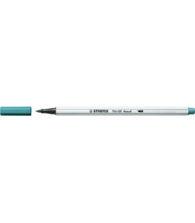 ROTUL.STABILO PEN 68  BRUSH AZUL TURQ.