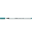 ROTUL.STABILO PEN 68  BRUSH AZUL TURQ.