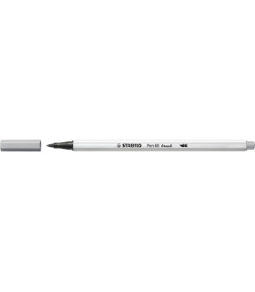 ROTUL.STABILO PEN 68  BRUSH GRIS CLARO
