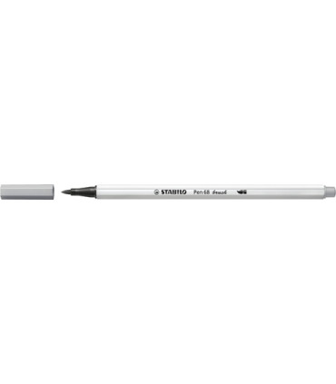 ROTUL.STABILO PEN 68  BRUSH GRIS CLARO