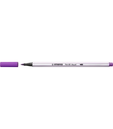 ROTUL.STABILO PEN 68  BRUSH LILA