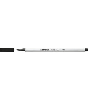 ROTUL.STABILO PEN 68  BRUSH NEGRO