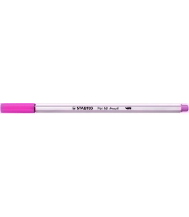 ROTUL.STABILO PEN 68  BRUSH ROSA